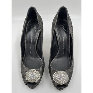 Giuseppe Zanotti Vero Cuoio Heels Womens Size 38.5 US 8 Pre-Owned Good